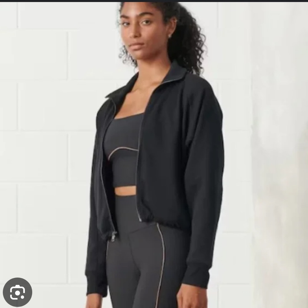 Abercrombie neoknit cinched full zip